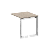 Onix Direct Lux Брифинг-приставка О-обр. м/к M-O.MO-BR-7 Дуб Аттик/Нержавеющая Сталь/Хром 780*720*75