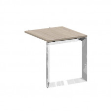 Onix Direct Lux Брифинг-приставка О-обр. м/к M-O.MO-BR-7 Дуб Аттик/Нержавеющая Сталь/Хром 780*720*75