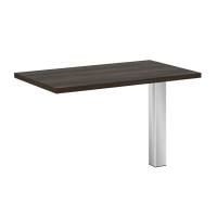 Yalta Брифинг-приставка M-LT.BR-2 Дуб Мали/Нержавеющая Сталь 1200*700*750