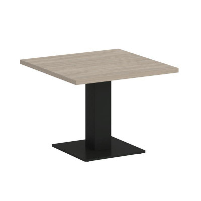 Onix Direct Стол журнальный квадратный O.SJ-2 Дуб Аттик/Металл Черный 600*600*450
