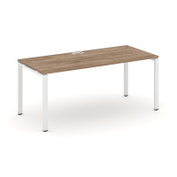 Style Project Direct Стол письменный SN-6P.SR-013.M Дуб Табак/Металл Белый/Заглушка Металл Белый 138