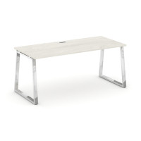 Style Project Direct Lux Стол письменный M-SN-6T1.SR-025.M Дуб Наварра/Нержавеющая Сталь/Хром 1780*8