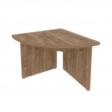 First Угловой модуль переговорного стола правый KPR-4 (R) Дуб Табак 900*900*765