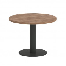 First Стол журнальный круглый KSJ-1 Дуб Табак/Металл Антрацит 600*600*450