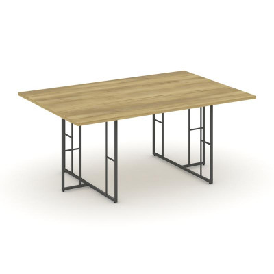 Rift Direct Стол переговорный RF.SPRG-002 Дуб Винченцо/Металл Антрацит 1780*1180*750