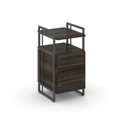 Rift Direct Тумба приставная RF.TPRR-001 Дуб Мали/Металл Антрацит/Черный Ручки 424*500*821