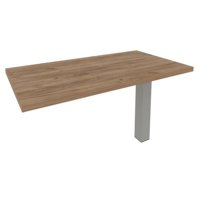 First Брифинг-приставка KB-5 Дуб Табак/Металл Серый 1300*700*765