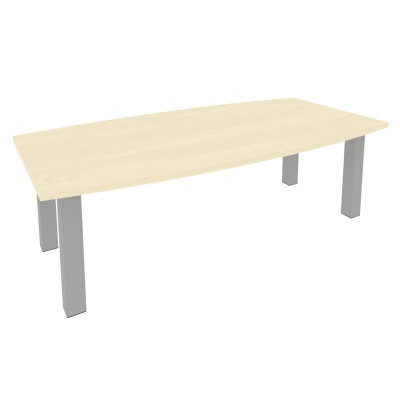 First Стол переговорный KPRG-1 Клен/Металл Серый 2400*1200*750