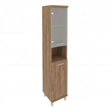 First Шкаф высокий узкий левый KSU-1.4 (L) Дуб Табак 401*432*2060