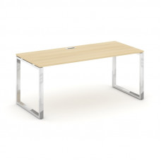 Style Project Direct Lux Стол письменный M-SN-6O.SR-013.M Акация Лорка/Нержавеющая Сталь/Хром 1380*7