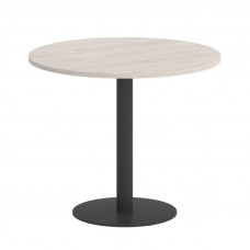 Onix Direct Стол круглый O.SPRG-1 Денвер Светлый/Металл Антрацит 900*900*750