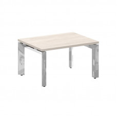 Onix Direct Lux Стол журнальный П-обр. м/к M-O.MP-SJ-1 Денвер Светлый/Нержавеющая Сталь/Хром 780*600