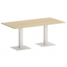 Yalta Стол прямоугольный LT.SPRG-4 Акация Лорка/Металл Белый 1800*900*750