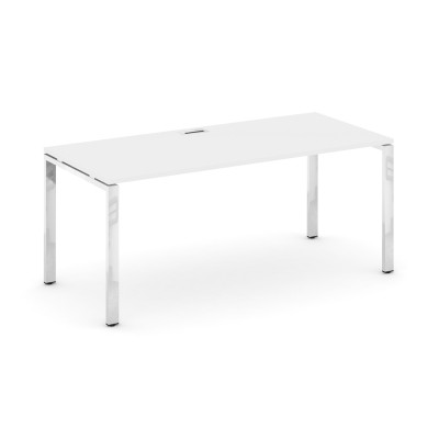 Style Project Direct Lux Стол письменный M-SN-6P.SR-025.M Белый/Нержавеющая Сталь/Хром 1780*800*750