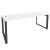 Onix Direct Стол рабочий руководителя на О-образном м/к O.MO-SRR-6.8 Белый Бриллиант/Металл Антрацит