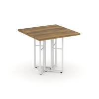 Rift Direct Стол журнальный RF.SJ-001 Сандал Янтарный/Металл Белый 680*680*580