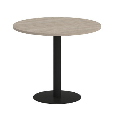 Onix Direct Стол круглый O.SPRG-1 Дуб Аттик/Металл Черный 900*900*750