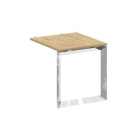 Onix Direct Lux Брифинг-приставка О-обр. м/к M-O.MO-BR-7 Тиквуд Светлый/Нержавеющая Сталь/Хром 780*7