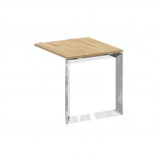 Onix Direct Lux Брифинг-приставка О-обр. м/к M-O.MO-BR-7 Тиквуд Светлый/Нержавеющая Сталь/Хром 780*7