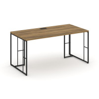 Rift Direct Стол руководителя RF.SR-024 Сандал Янтарный/Металл Черный 1580*800*750