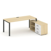 Style Project Direct Стол письменный с греденцией правой SN-6P.SRG-024.M(R) Акация Лорка/Акация Лорк