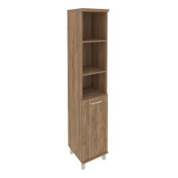 First Шкаф высокий узкий левый KSU-1.1 (L) Дуб Табак 401*432*2060