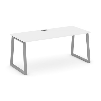 Style Project Direct Стол письменный SN-6T1.SR-015.M Белый/Металл Серый/Заглушка Металл Серый 1780*7
