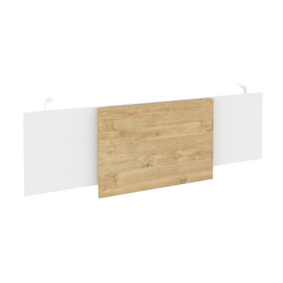 Onix Direct Царга стола руководителя O.M-CSR-4 Белый Бриллиант/Тиквуд Светлый/Металл Белый 1340*450*