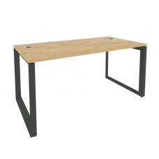Onix Direct Стол рабочий руководителя на О-образном м/к O.MO-SRR-4.8 Тиквуд Светлый/Металл Антрацит