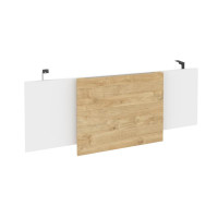 Onix Direct Царга стола руководителя O.M-CSR-3 Белый Бриллиант/Тиквуд Светлый/Металл Антрацит 1140*4