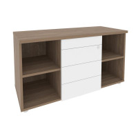 Onix Direct Тумба сервисная с ящиками TIP-ON O.TS-11 TIP Дуб Аризона/Белый Бриллиант 1100*460*598