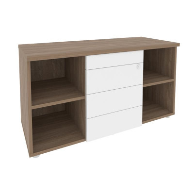 Onix Direct Тумба сервисная с ящиками TIP-ON O.TS-11 TIP Дуб Аризона/Белый Бриллиант 1100*460*598