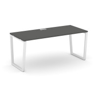 Style Project Direct Стол письменный SN-6T2.SR-013.M Антрацит/Металл Белый/Заглушка Металл Белы 1380