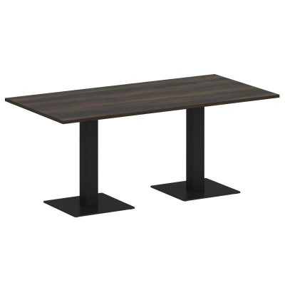 Yalta Стол прямоугольный LT.SPRG-4 Дуб Мали/Металл Черный 1800*900*750