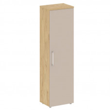 Шкаф для одежды узкий (универсальный левый/правый) Шифт 560*420*1977 SK.GB-1 Тиквуд Светлый/Капучино