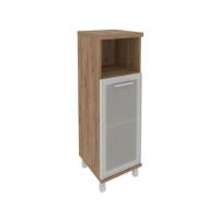 First Шкаф средний узкий левый KSU-2.2 R (L) Дуб Табак 401*432*1260