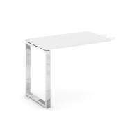 Style Project Direct Lux Брифинг-приставка M-SN-6O.BR-002 Белый/Нержавеющая Сталь/Хром 780*600*750