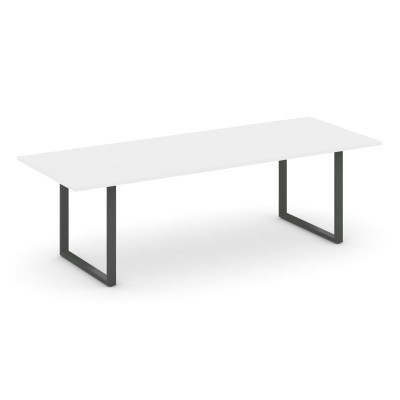 Style Project Direct Стол переговорный SN-6O.SPRG-258.3 Белый/Металл Антрацит 2580*980*750