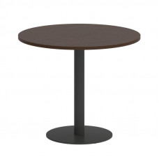 First Стол круглый KSPRG-1 Венге Цаво/Металл Антрацит 900*900*750