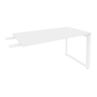 Onix Direct Брифинг-приставка на О-образном м/к O.MO-BR-13 Белый Бриллиант/Металл Белый 1380*720*750