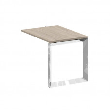 Onix Direct Lux Брифинг-приставка О-обр. м/к M-O.MO-BR-9 Дуб Аттик/Нержавеющая Сталь/Хром 980*720*75