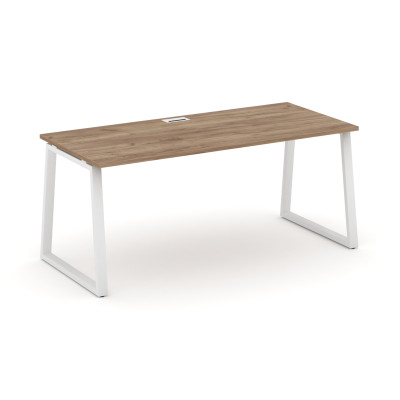 Style Project Direct Стол письменный SN-6T1.SR-015.M Дуб Табак/Металл Белый/Заглушка Металл Белый 17