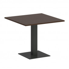First Стол квадратный KSPRG-2 Венге Цаво/Металл Антрацит 900*900*750