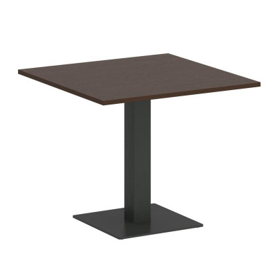 First Стол квадратный KSPRG-2 Венге Цаво/Металл Антрацит 900*900*750