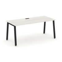 Style Project Direct Стол письменный SN-6A.SR-015.M Дуб Наварра/Металл Черный/Заглушка Металл Черный