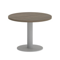 Yalta Стол журнальный круглый LT.SJ-1 Вяз Благородный/Металл Серый 600*600*450