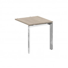 Onix Direct Lux Брифинг-приставка П-обр. м/к M-O.MP-BR-7 Дуб Аттик/Нержавеющая Сталь/Хром 780*720*75