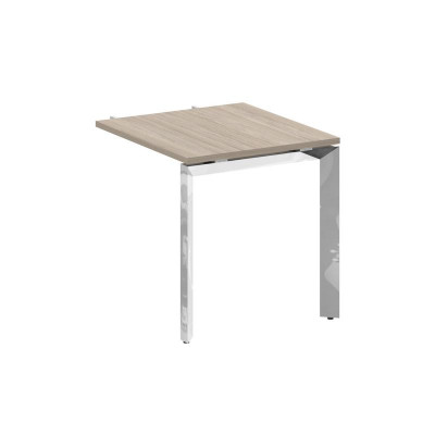 Onix Direct Lux Брифинг-приставка П-обр. м/к M-O.MP-BR-7 Дуб Аттик/Нержавеющая Сталь/Хром 780*720*75