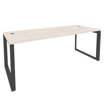 Onix Direct Стол рабочий руководителя на О-образном м/к O.MO-SRR-6.8 Денвер Светлый/Металл Антрацит