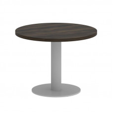 Yalta Стол журнальный круглый LT.SJ-1 Дуб Мали/Металл Серый 600*600*450